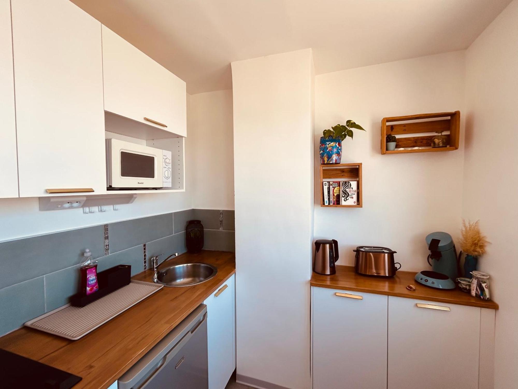 Estudio 1ere Ligne Vue ,place De Parking Privee Acces A La De La 3eme Etage Apartment Palavas-les-Flots