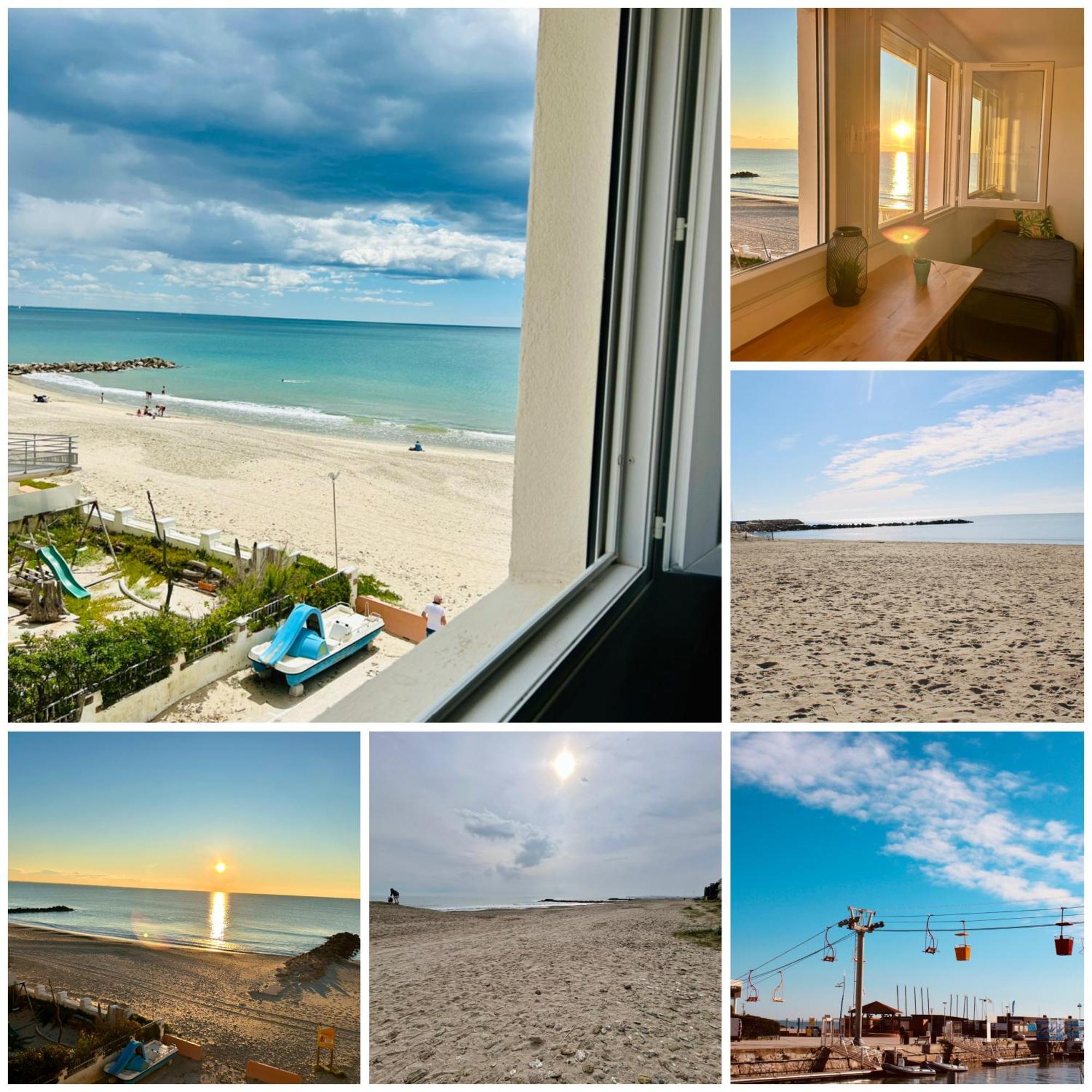 Estudio 1ere Ligne Vue ,place De Parking Privee Acces A La De La 3eme Etage Apartment Palavas-les-Flots